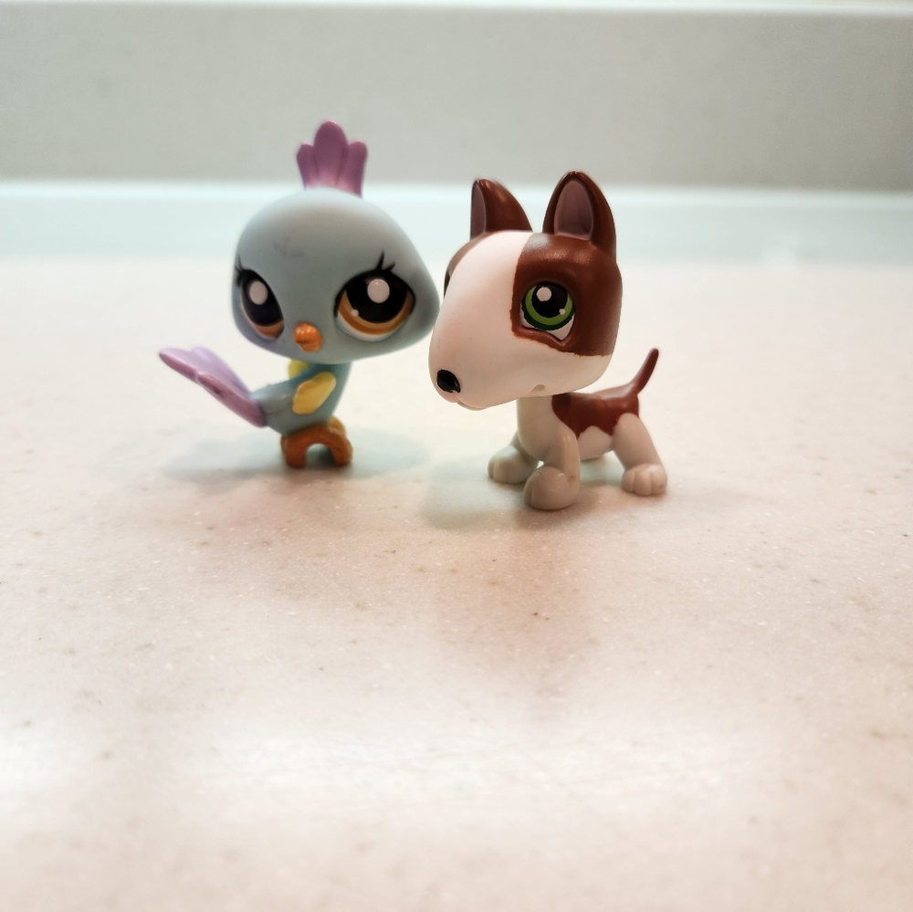 Littlest pet shop brown terrier #154 lot